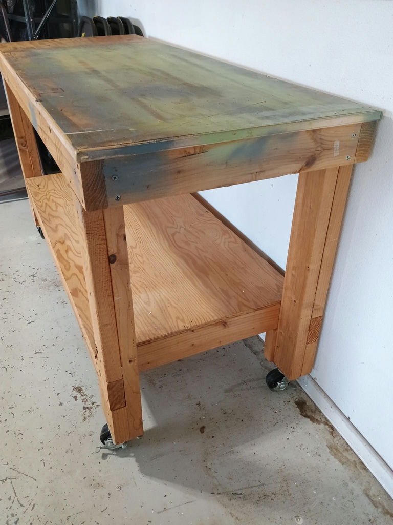 Rolling work table - image 2 of 3