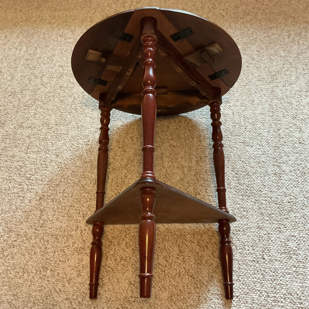 Wooden Drop-Leaf Corner Table - image 3 of 3