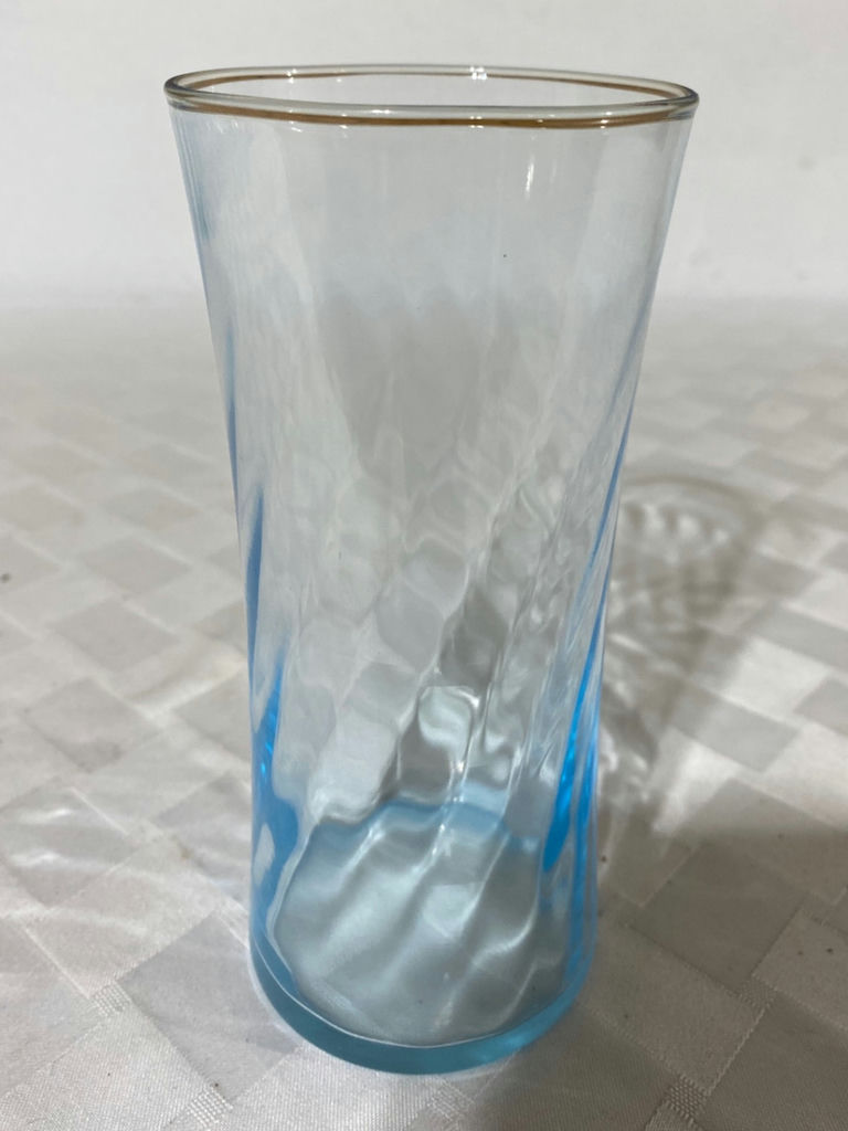 Light Blue Glass Tumblers - image 3 of 7