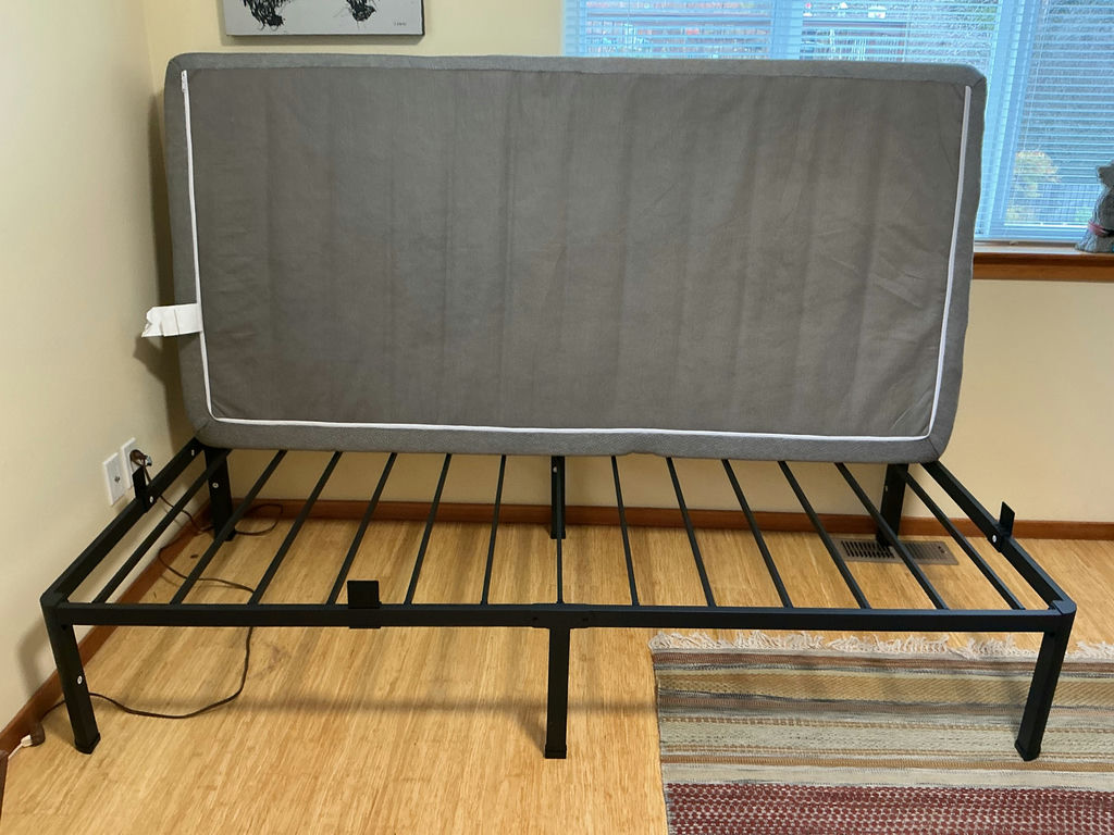 Twin Siena Mattress and Metal Bed Frame - image 3 of 4