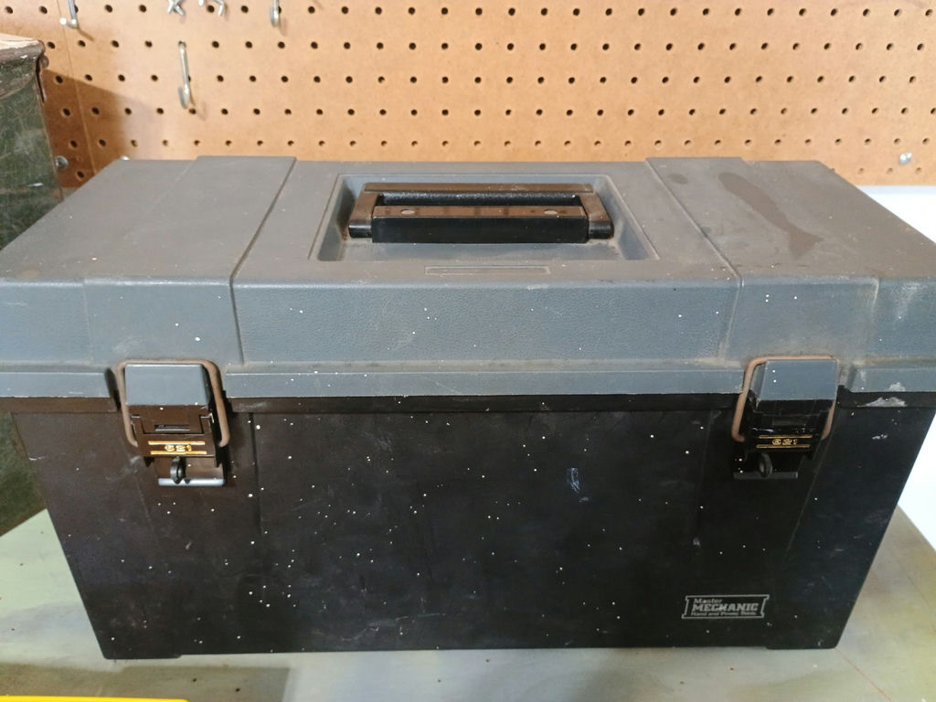Assorted workshop storage containers and gloves - image 6 of 6