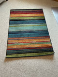 Multicolor Striped Area Rug - thumbnail 1 of 5