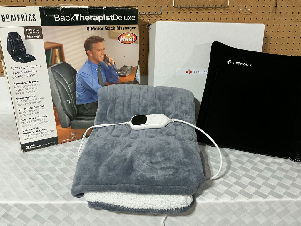 HoMedics BackTherapist Deluxe Back Massager and Thermotex Heating Pad - image 1 of 3