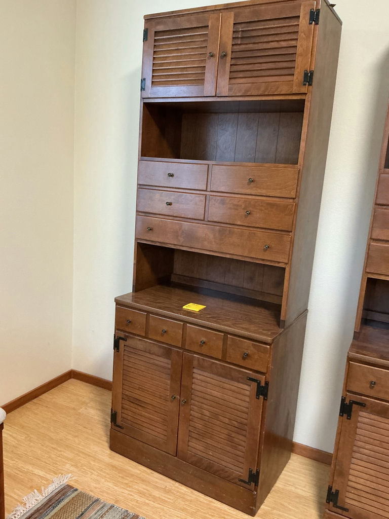 Vintage Ethan Allen Maple Tall Cabinet - image 2 of 4
