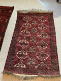 Two Vintage Persian Red Area Rugs - thumbnail 5 of 9