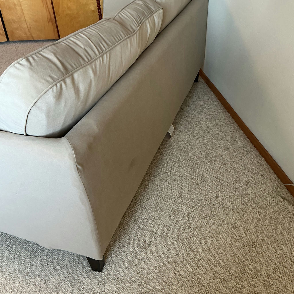 Three-Seat Upholstered Sofa By IKEA. - image 3 of 4