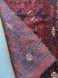Two Vintage Persian Red Area Rugs - thumbnail 4 of 9