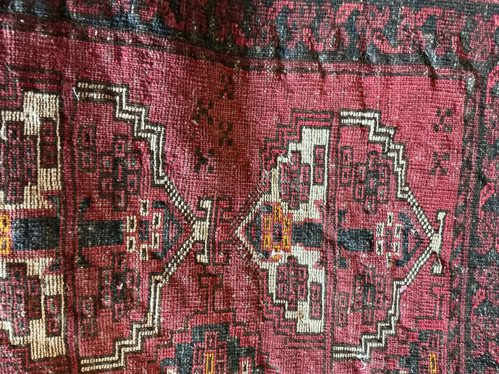 Two Vintage Persian Red Area Rugs - image 9 of 9