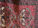 Two Vintage Persian Red Area Rugs - thumbnail 9 of 9
