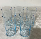 Light Blue Glass Tumblers - thumbnail 4 of 7