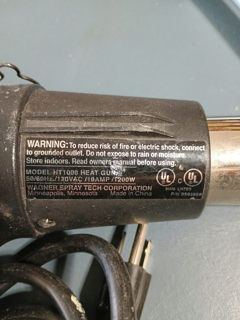Power tools, glue gun, heat gun, and sanding supplies - image 5 of 10