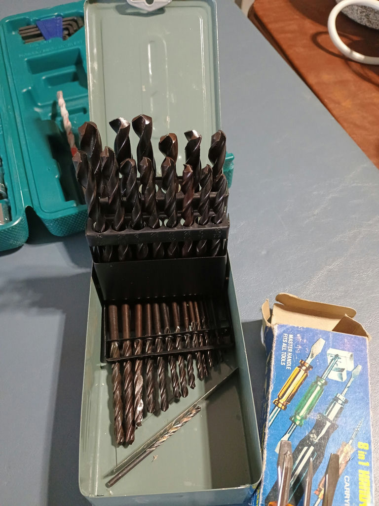 Makita Corded drill with drill bits, wrenches, and socket sets - image 2 of 8