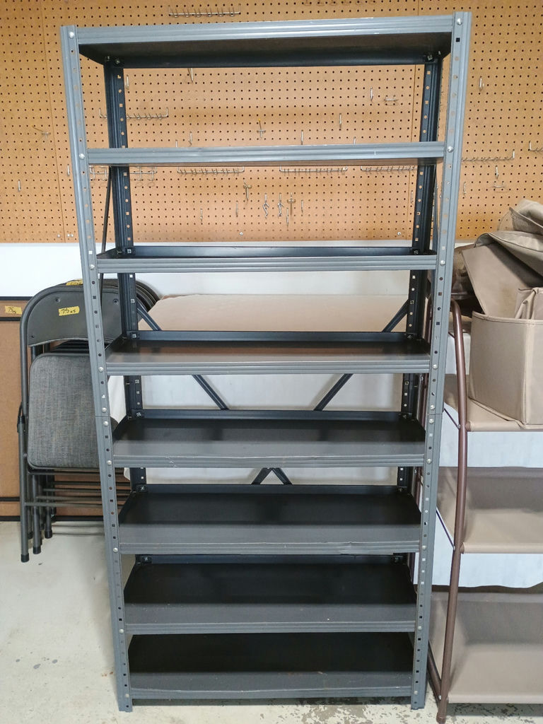 Metal shelving unit - image 1 of 3