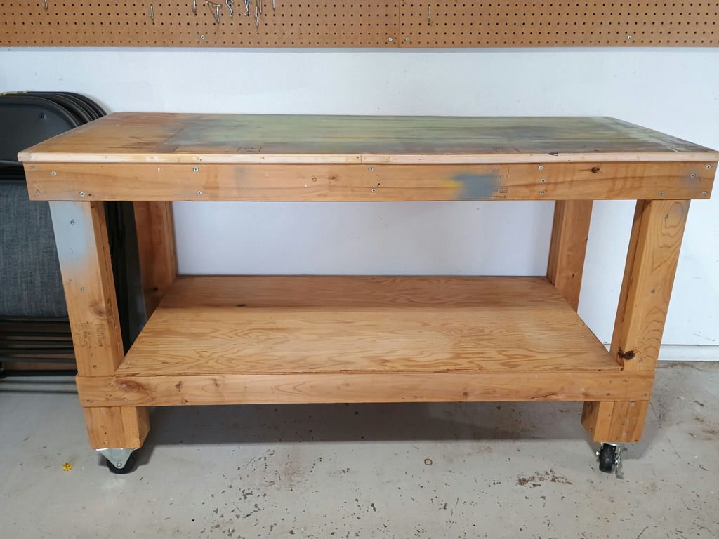 Rolling work table - image 1 of 3
