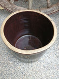 Brown ceramic crock - thumbnail 2 of 3