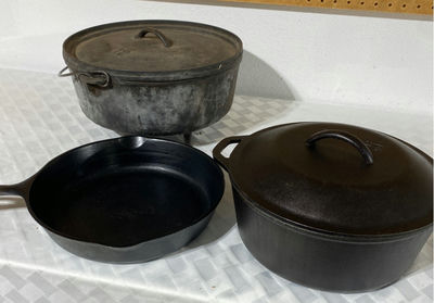 Cast Iron Cook Ware - Image 1 of 10