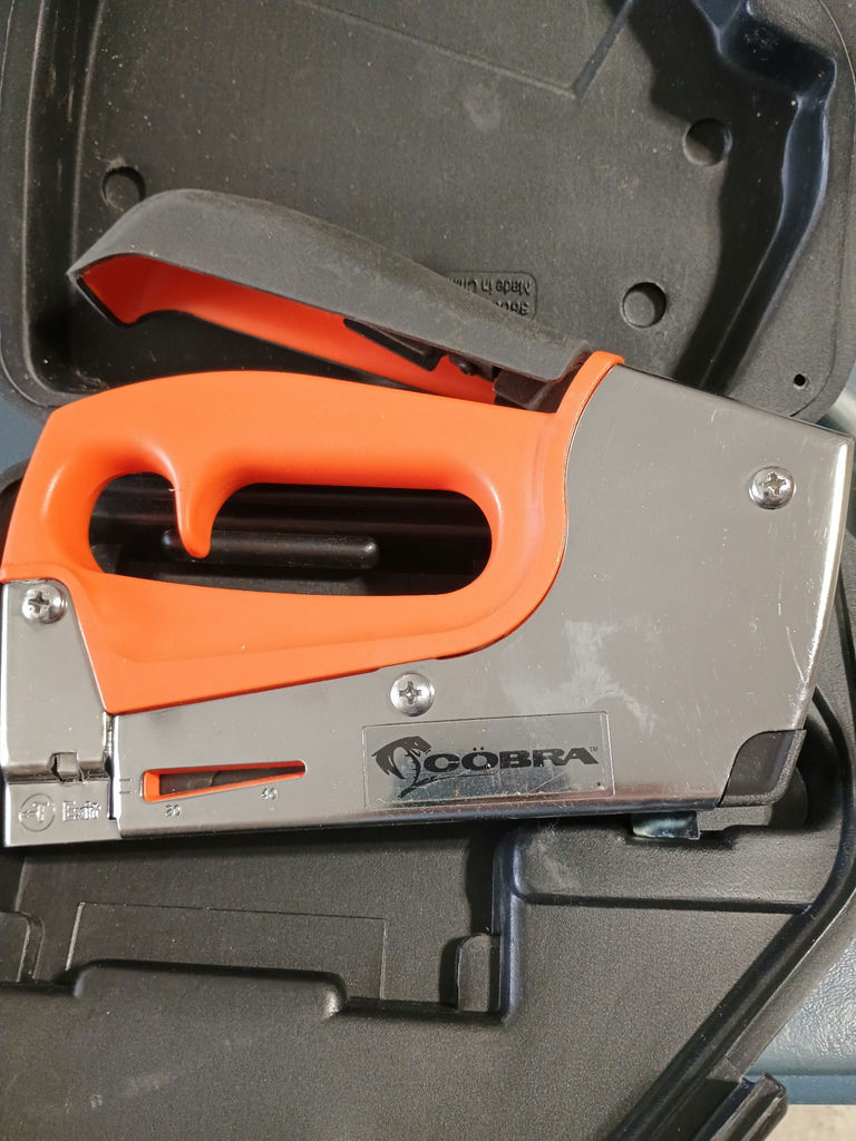 Power tools, glue gun, heat gun, and sanding supplies - image 2 of 10