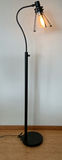 Contemporary Black Metal Floor Lamp - thumbnail 1 of 3