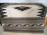 Southwest woven wool throw blanket - thumbnail 3 of 4