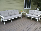 Outdoor couch and loveseat - thumbnail 1 of 6