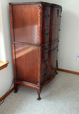 Magnificent Flame Mahogany Louis XV Tall Dresser - thumbnail 2 of 6