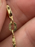 14k Gold Necklace With Gold Locket - thumbnail 5 of 10