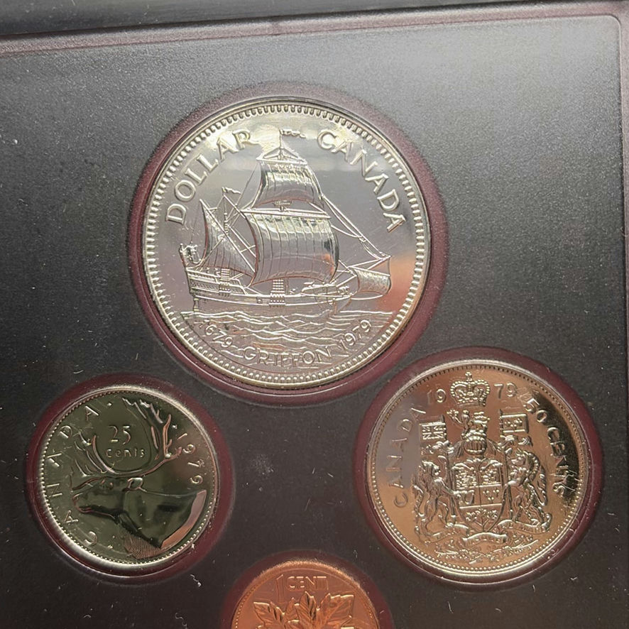 Canadian Double Set Struck Set 1979 And 1980 - image 8 of 20