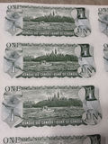 1973 Bank of Canada $1 Uncut Sheet of 40 Notes - BFK Prefix - AU/XF - thumbnail 27 of 30