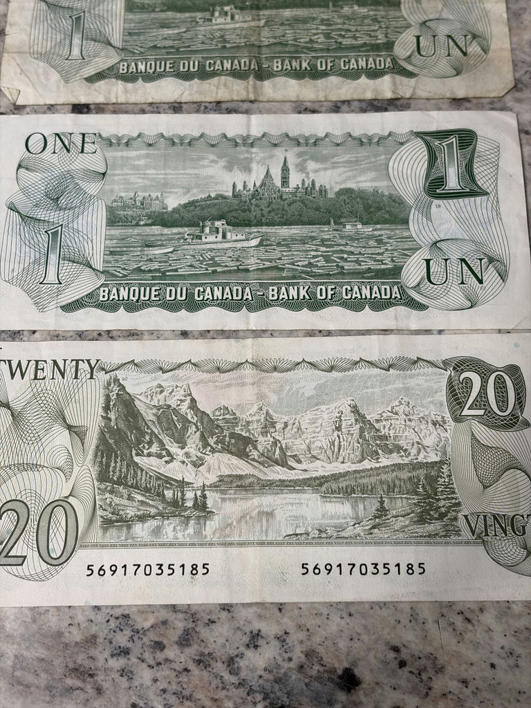 1970’s Canadian Currency $22 - image 5 of 6