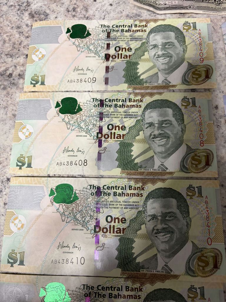 Bahamas, Cayman Islands And Mexico Currency - image 5 of 11