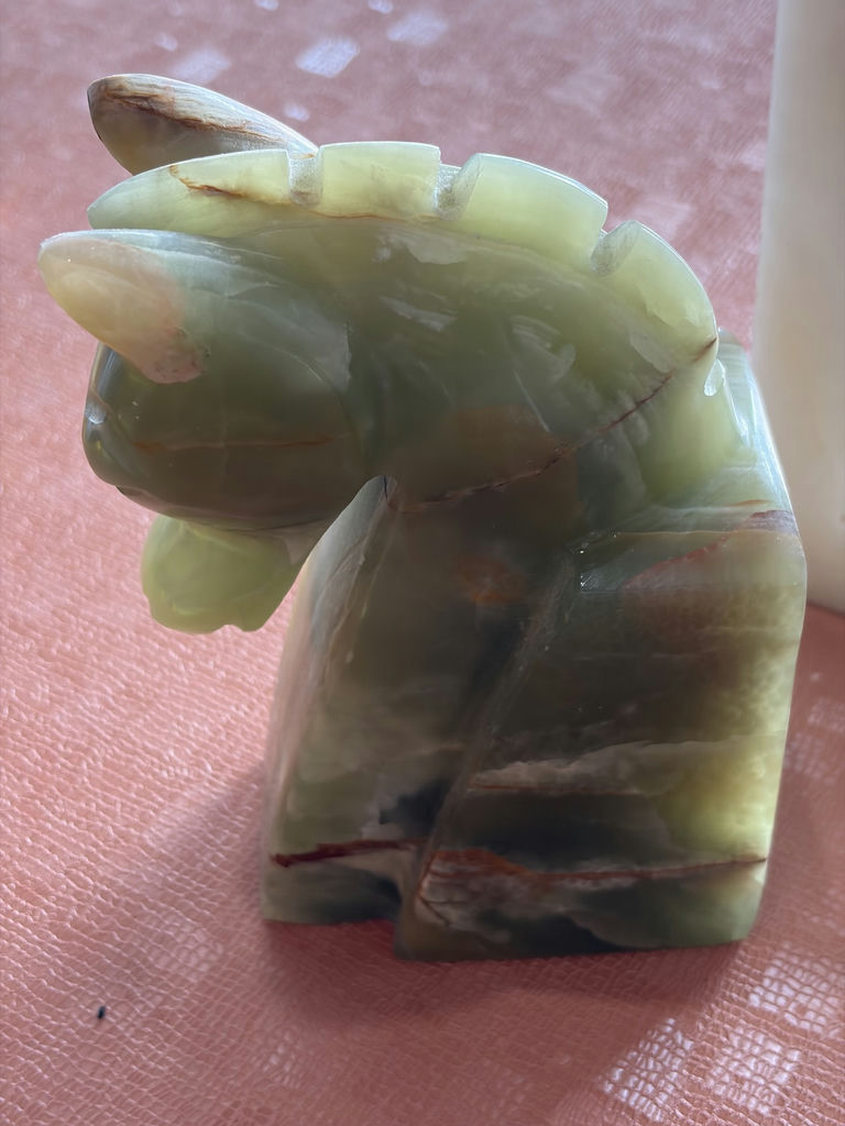 Vintage Pair Of Onyx Horse Bookends - image 2 of 17