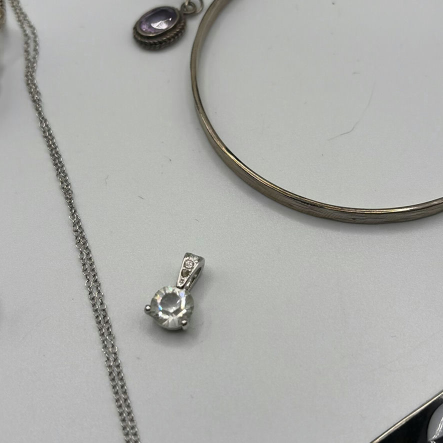 925 Silver Jewelry Lot - image 14 of 18