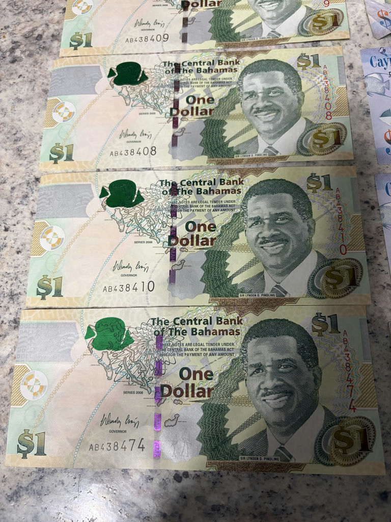 Bahamas, Cayman Islands And Mexico Currency - image 4 of 11