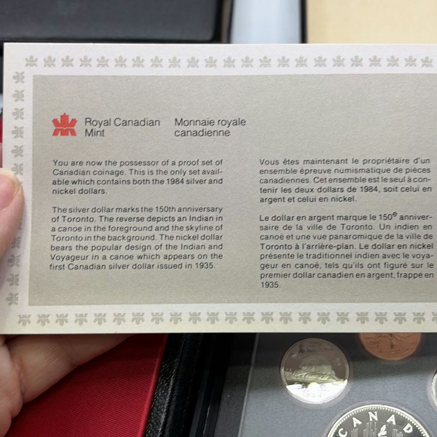 Canadian Proof Coin Set 1983 And 1984 - image 10 of 16