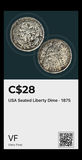 US 1875 Silver Coin And 1906 Earthquake Coin - thumbnail 7 of 7