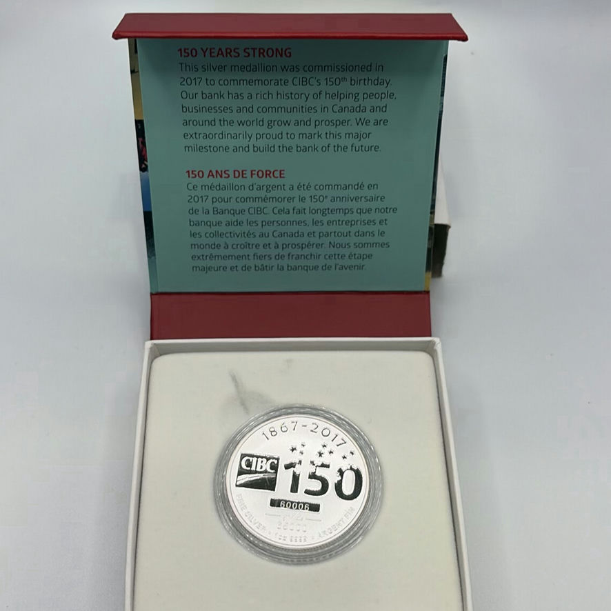 CIBC 150th Anniversary Collectors Silver Coin - image 1 of 6