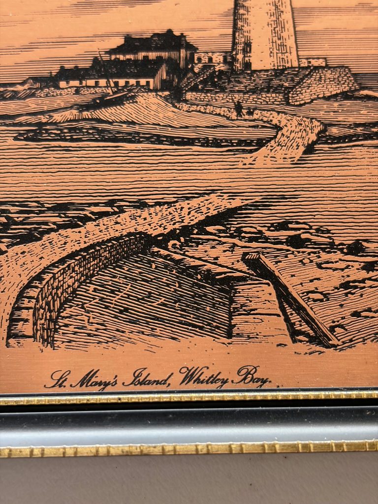Copper Tone Relief Art From England - image 12 of 17