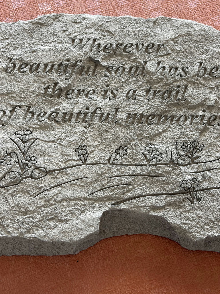 Etched Saying On Stone - image 4 of 5