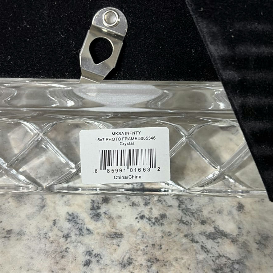 Mikasa New 5 X 7 Crystal Infinity Frame - image 5 of 7