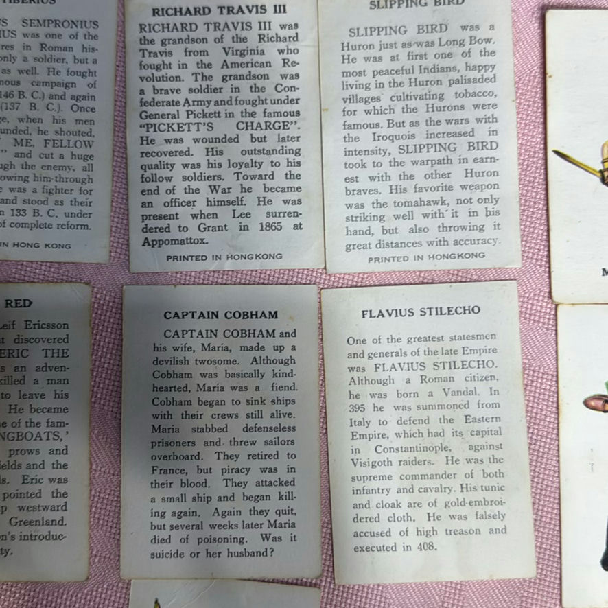 Early Wynn Upper Deck Card and Louis Marx "Warriors of the World" cards - image 13 of 19