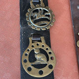 Vintage Horse Brasses On Leather Straps - thumbnail 3 of 7