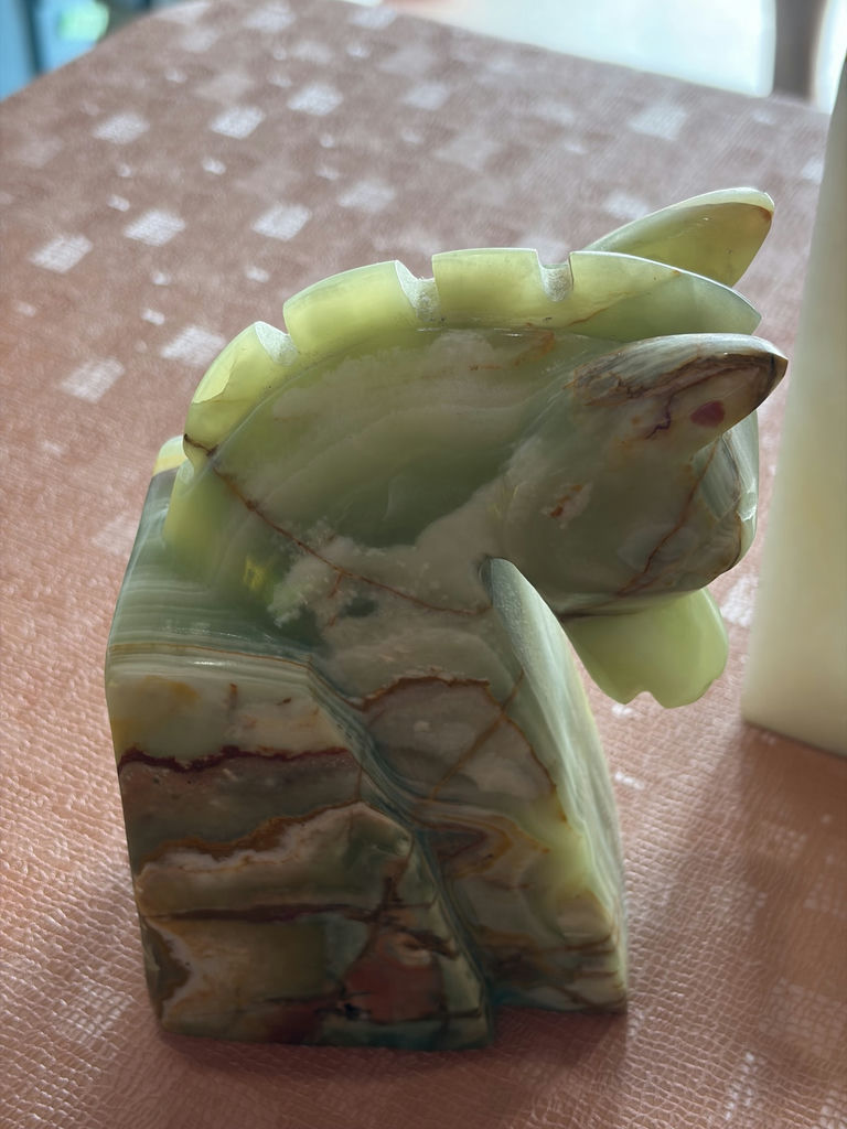 Vintage Pair Of Onyx Horse Bookends - image 5 of 17