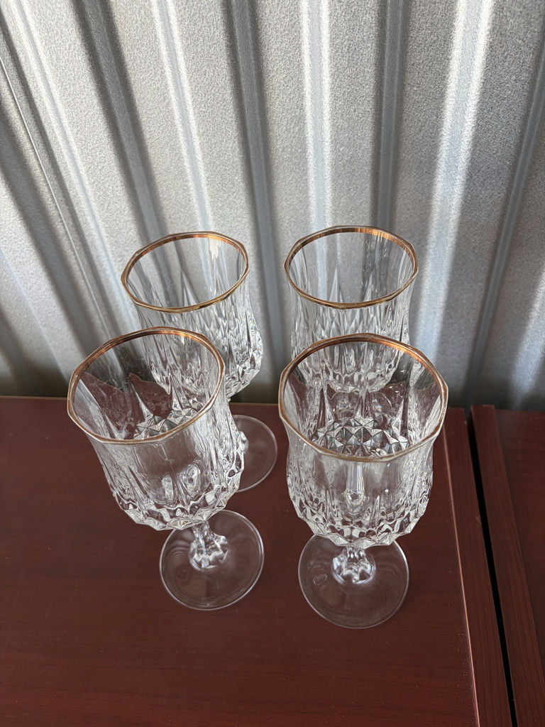 Cristal D’Arques Longchamp Crystal Wine Glasses - image 2 of 4