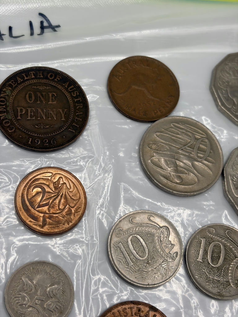 Australian Coins W 4 Silver Coins - image 4 of 16