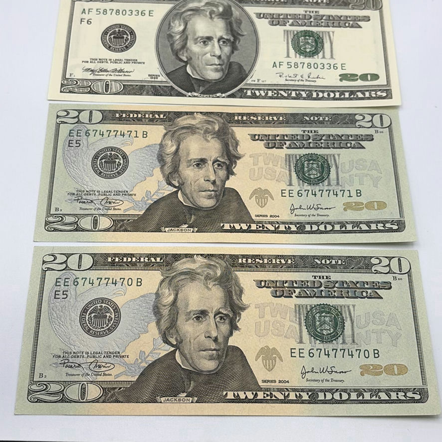 $20 US Bills 1996 And 2004 In Sequence - image 3 of 11