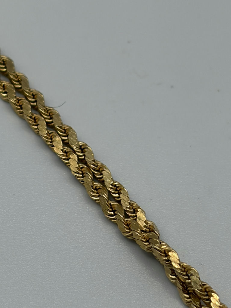 14k Gold Necklace With Gold Locket - image 4 of 10