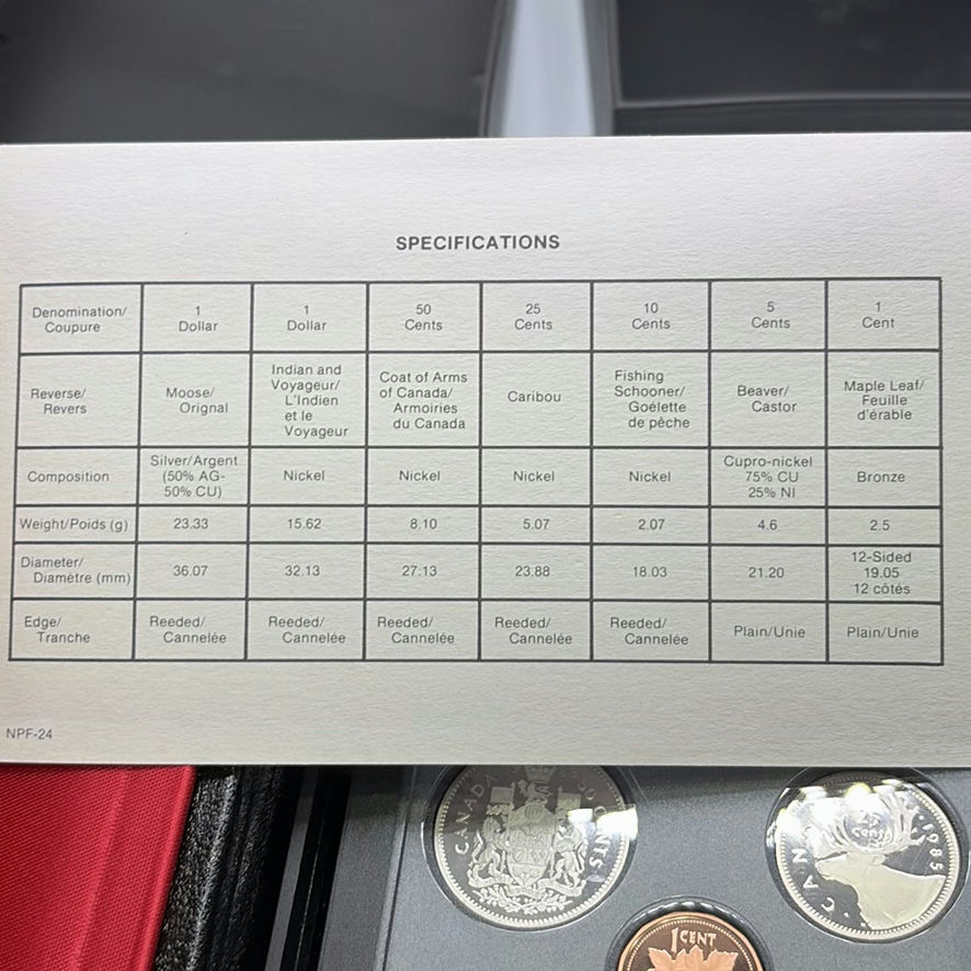 Canadian Proof Coin Sets 1985 And 1986 - image 6 of 16
