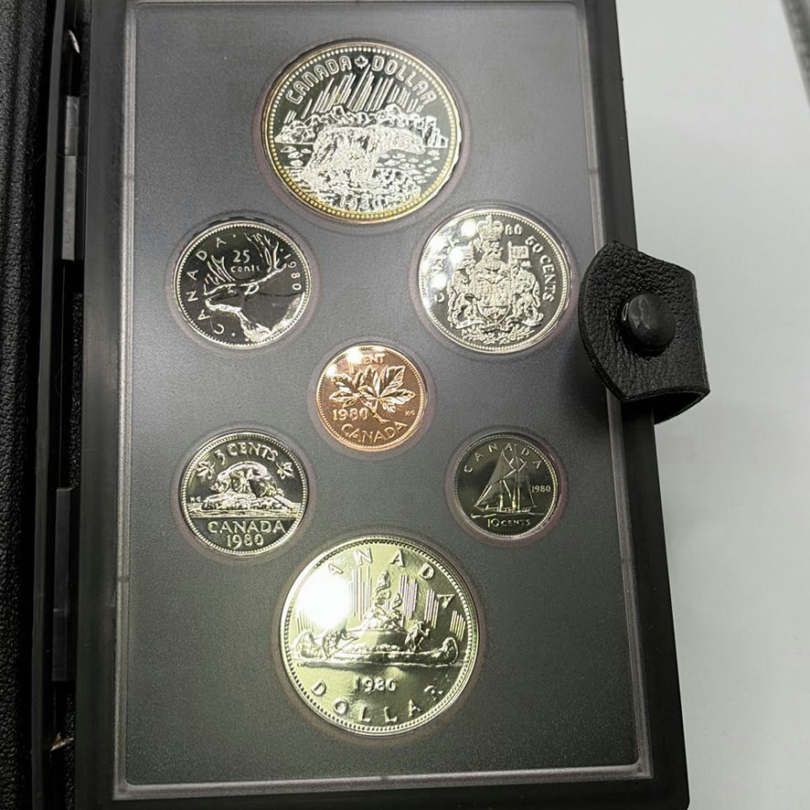 Canadian Double Set Struck Set 1979 And 1980 - image 14 of 20