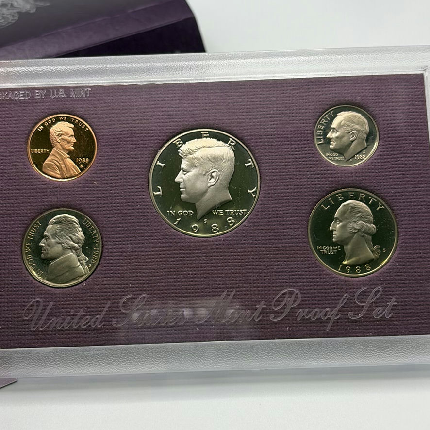U.S. Proof Sets 1984,85,87,88 - image 12 of 13