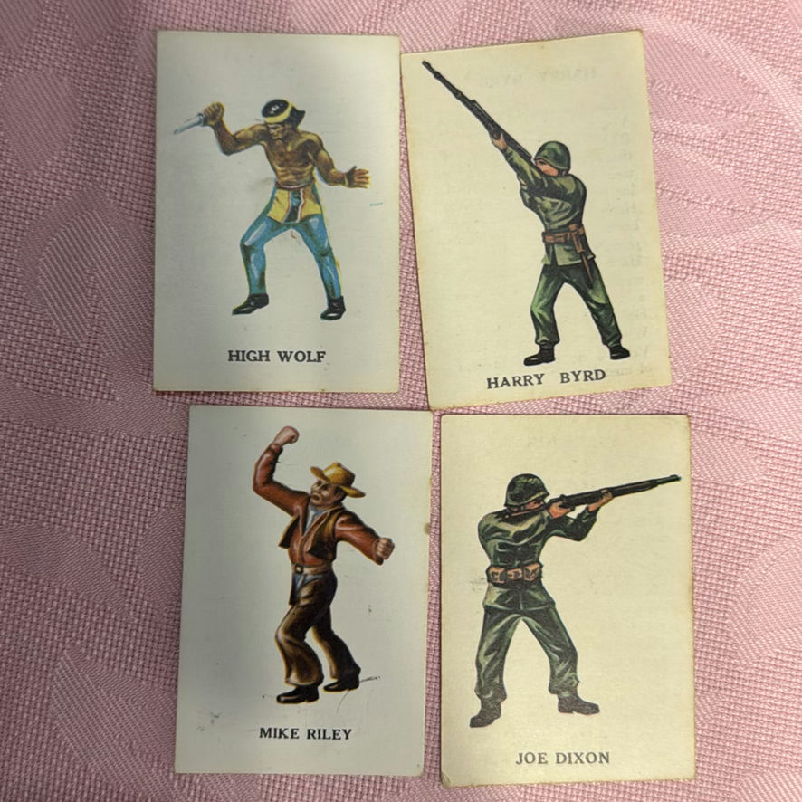 Early Wynn Upper Deck Card and Louis Marx "Warriors of the World" cards - image 18 of 19